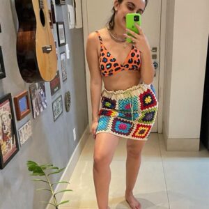 Saia Claudia - Quadradinhos off